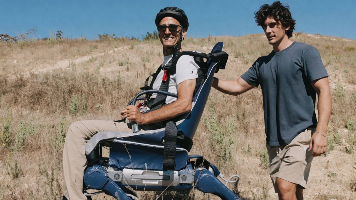 Jake Laser hacks robot dog into bionic chair for father