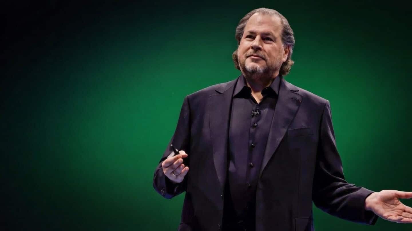 Marc Benioff says CEOs wrongly blame AI for white-collar cuts