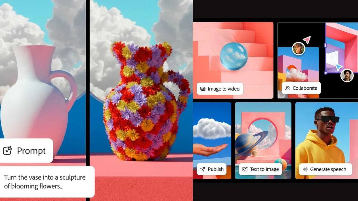 Adobe Firefly now generates music and voiceovers