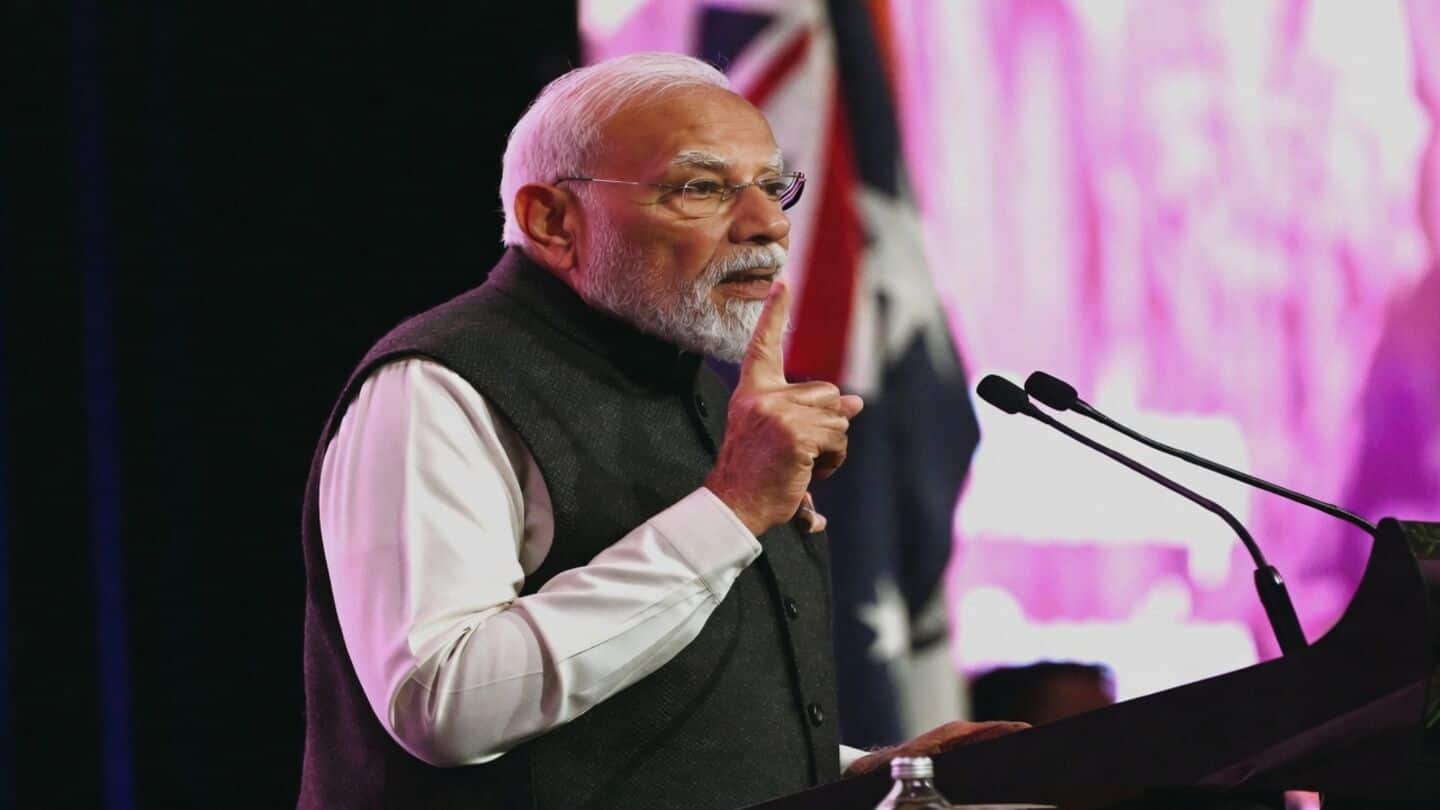 PM Narendra Modi in Melbourne says 'Make in India' global