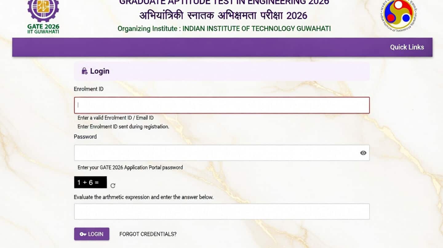 IIT Guwahati releases GATE 2026 scorecards on GOAPS portal