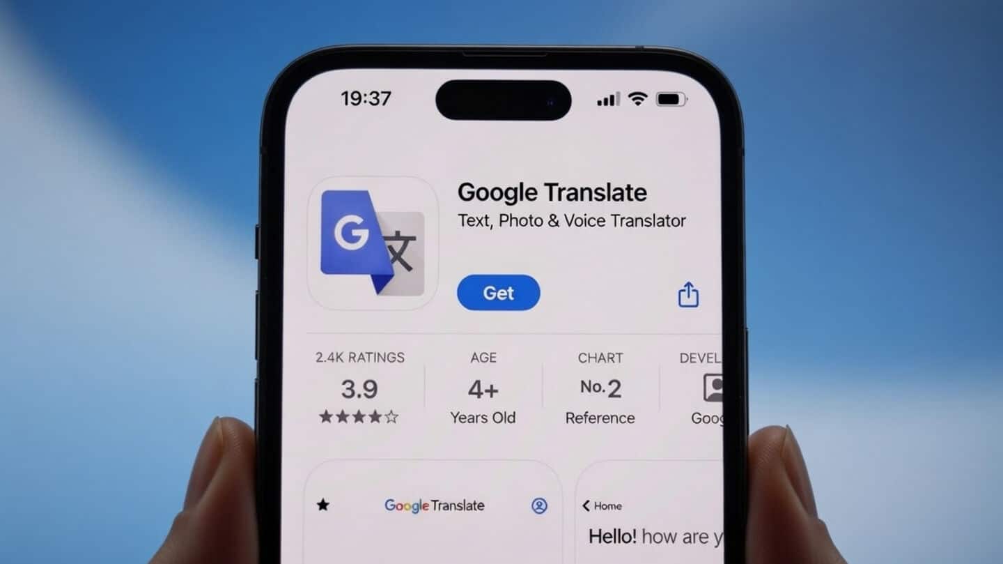 Google's Live Translate now available on iOS