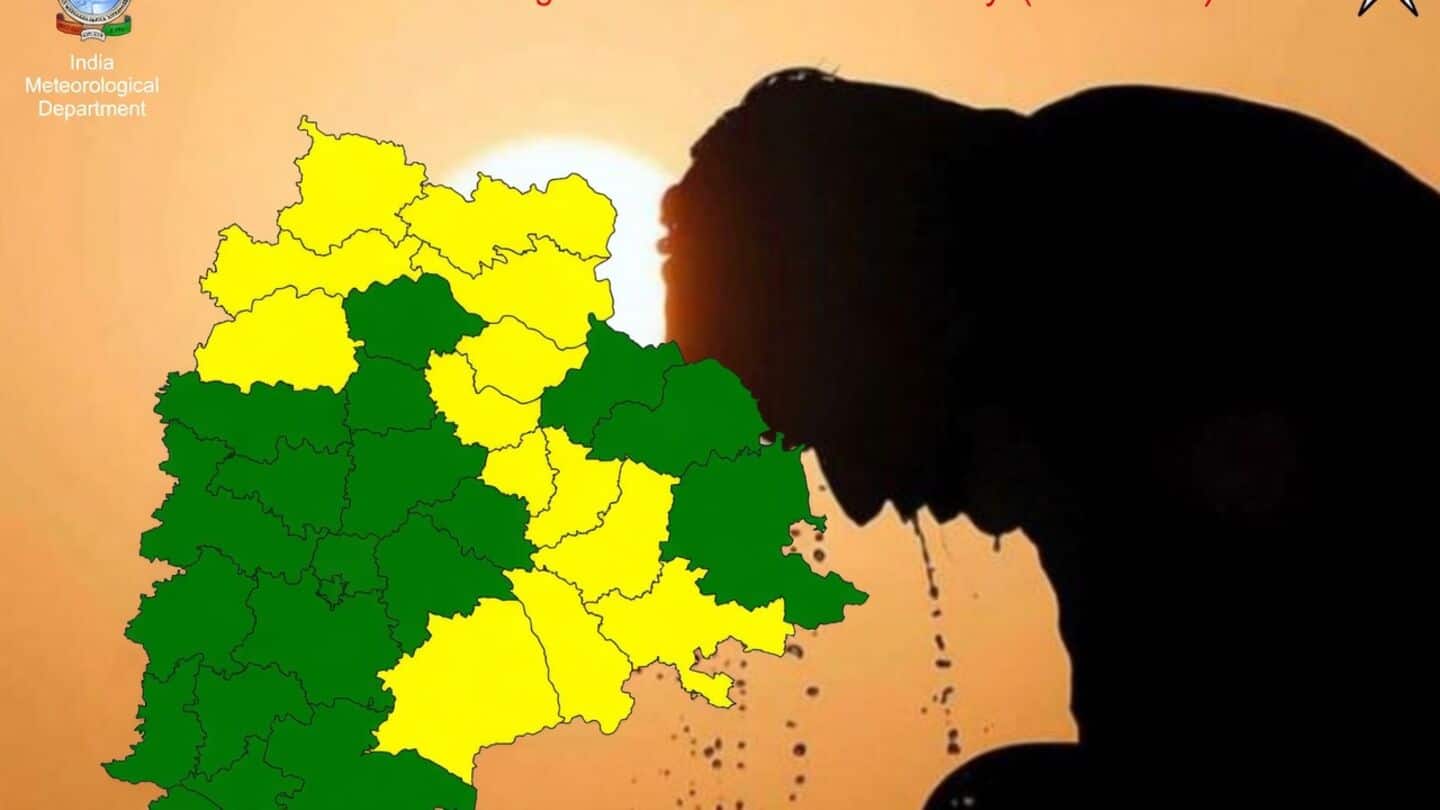 IMD issues heat wave warning for 13 Telangana districts