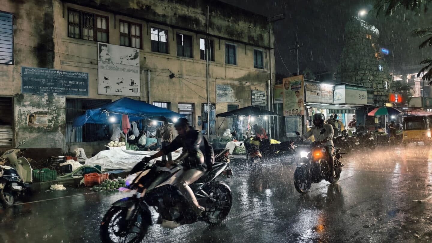 Scattered showers, storms to hit Tamil Nadu until August 18