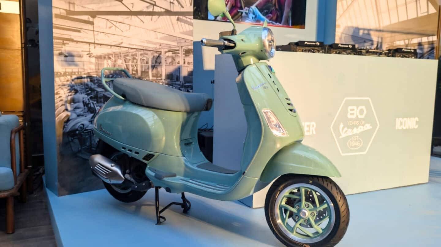 Vespa launches Tech 80th in India with 125-cc and 150-cc