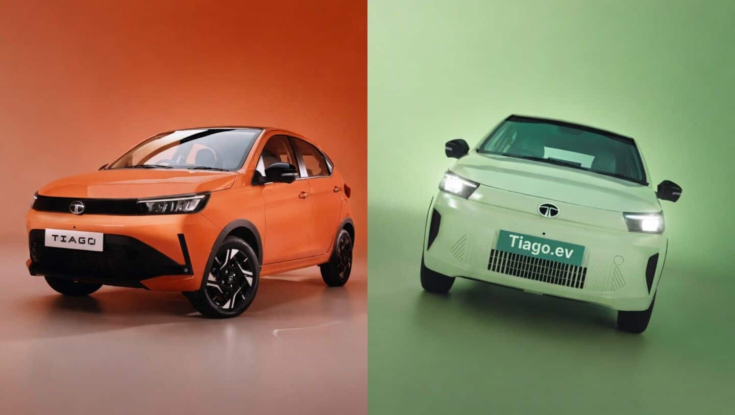 Tata Motors unveils refreshed Tiago and Tiago.ev in India