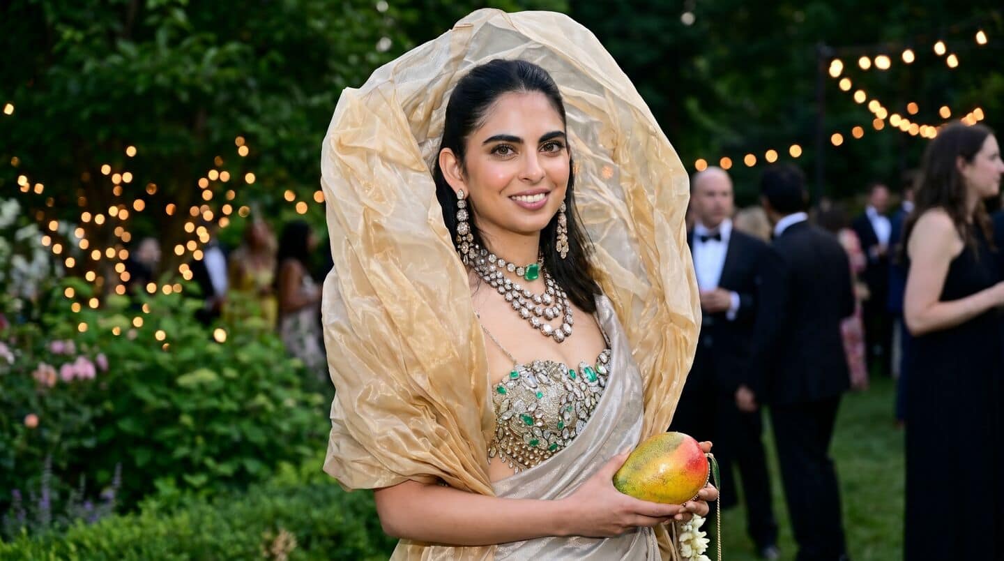 Ambani wears Gupta and Swadesh saree at 2026 Met Gala