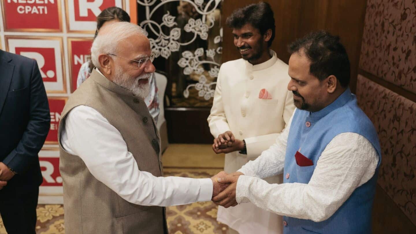 PM Modi posts reel with 'Panchayat' actors Kumar and Pathak
