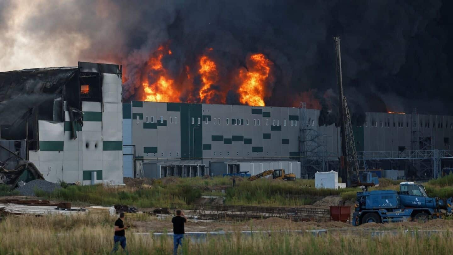 Russia strikes Ukraine's military-industrial sites with drones and precision weapons