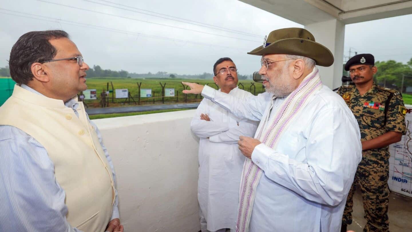Amit Shah inspects Siliguri border outpost smart upgrades during visit
