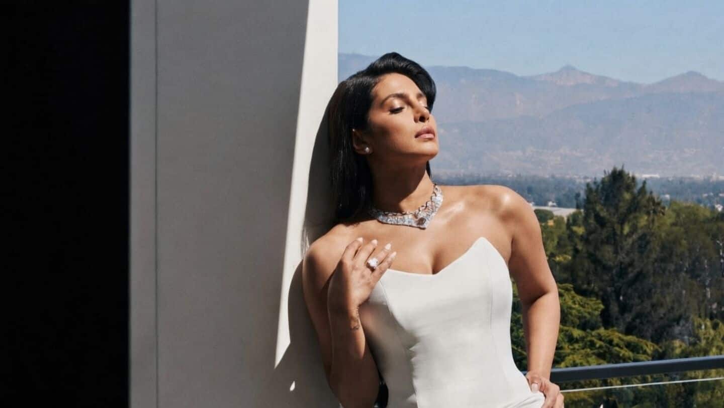 Priyanka Chopra slays in thigh-high slit gown at Oscars 2026