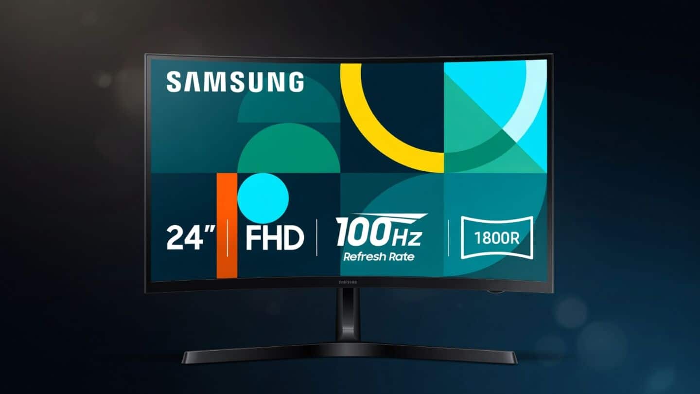 Amazon cuts Samsung 24-inch Essential S3 curved monitor to $100