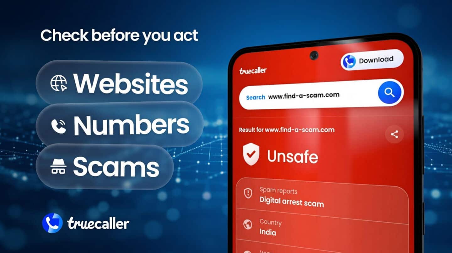 Truecaller launches Scam Checker on web and Android, no download