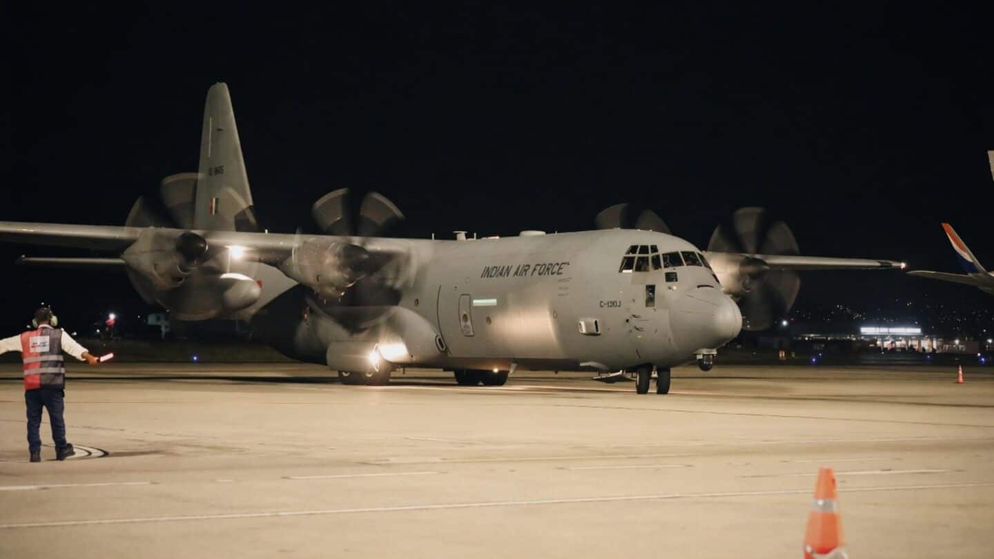 India sends 62 metric tons of emergency supplies to Nepal