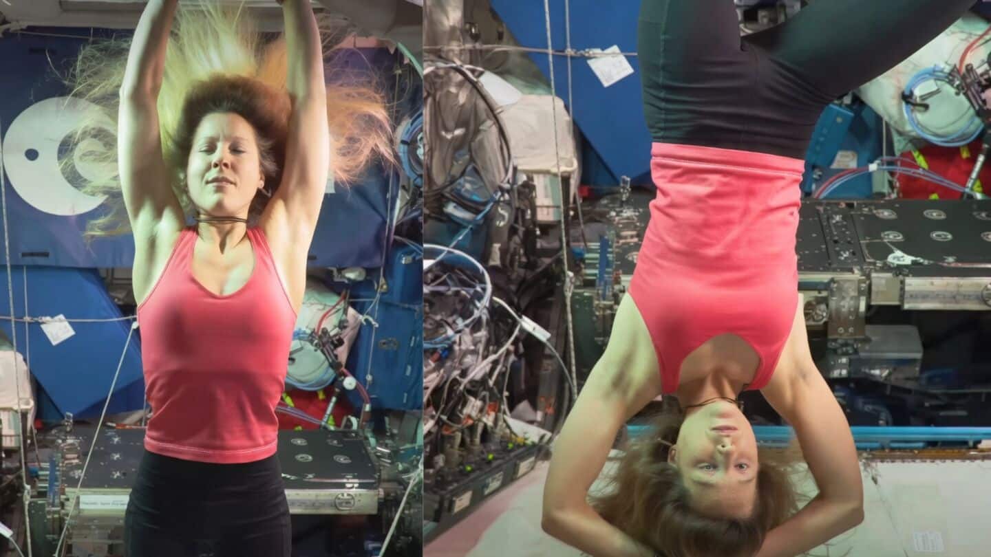 ESA astronaut Sophie Adenot shares evening yin yoga aboard ISS