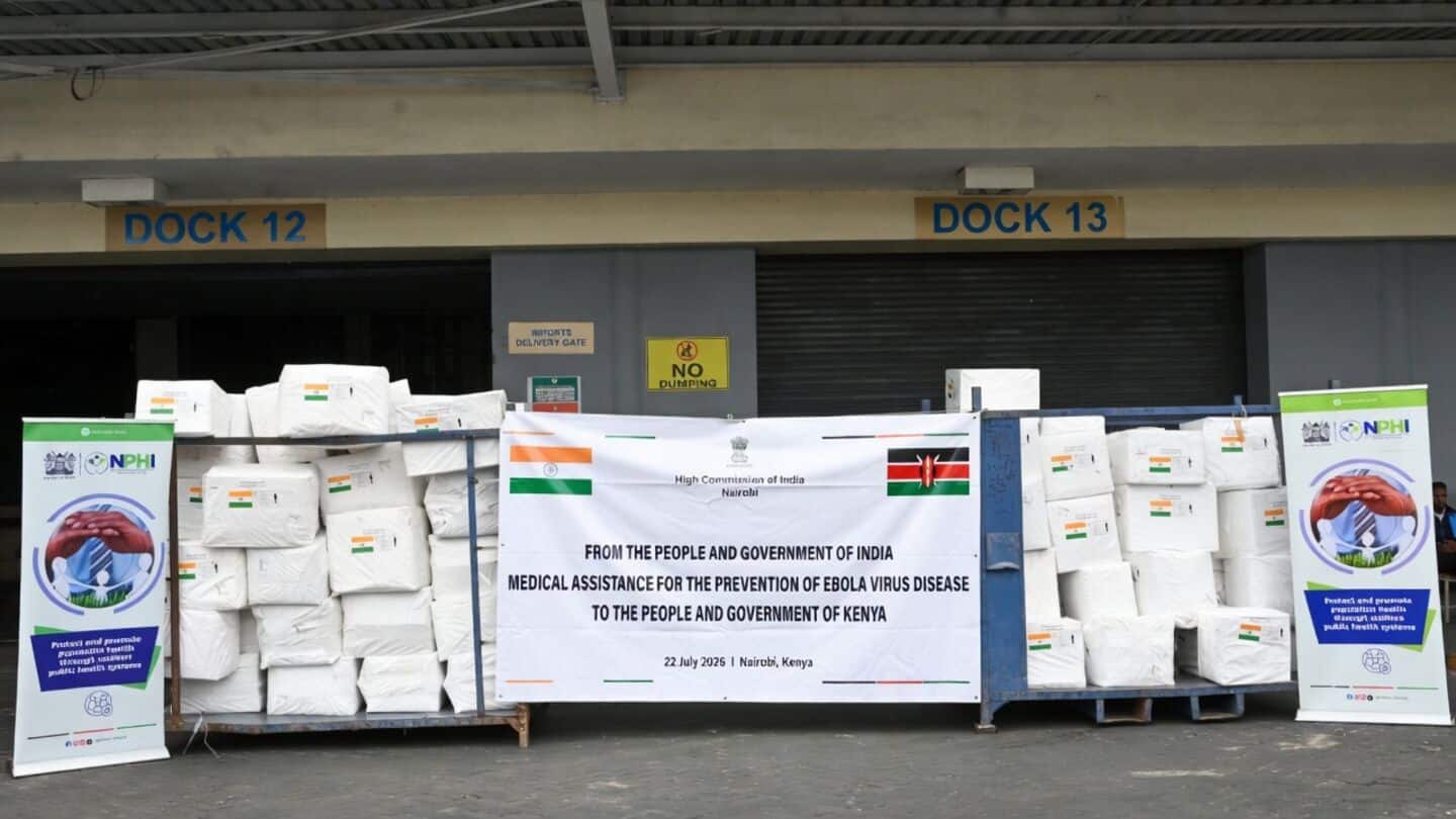 India sends 4.5 tons medical supplies to Kenya against Ebola