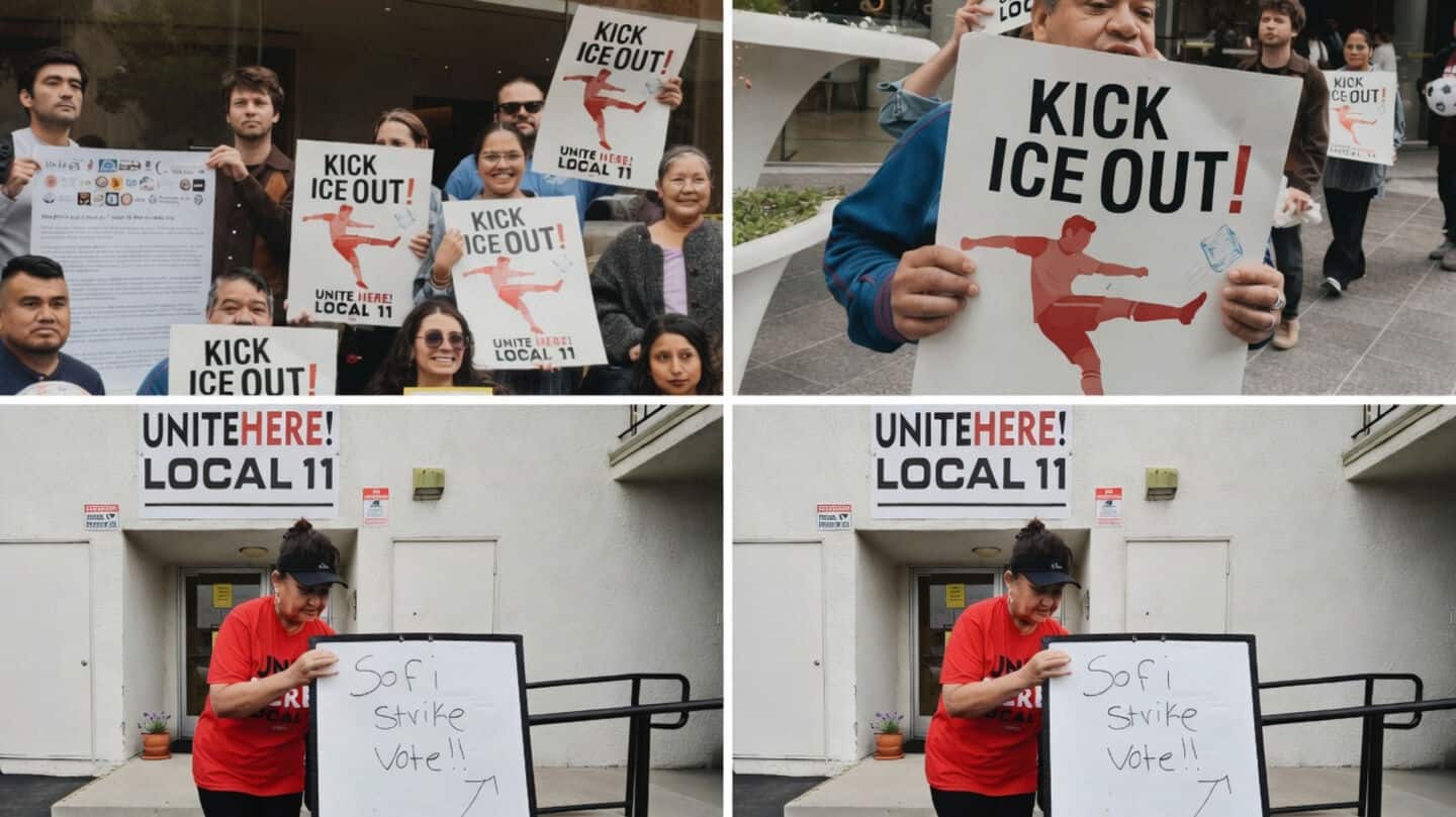 Nearly 2,000 SoFi Stadium workers authorize strike before World Cup