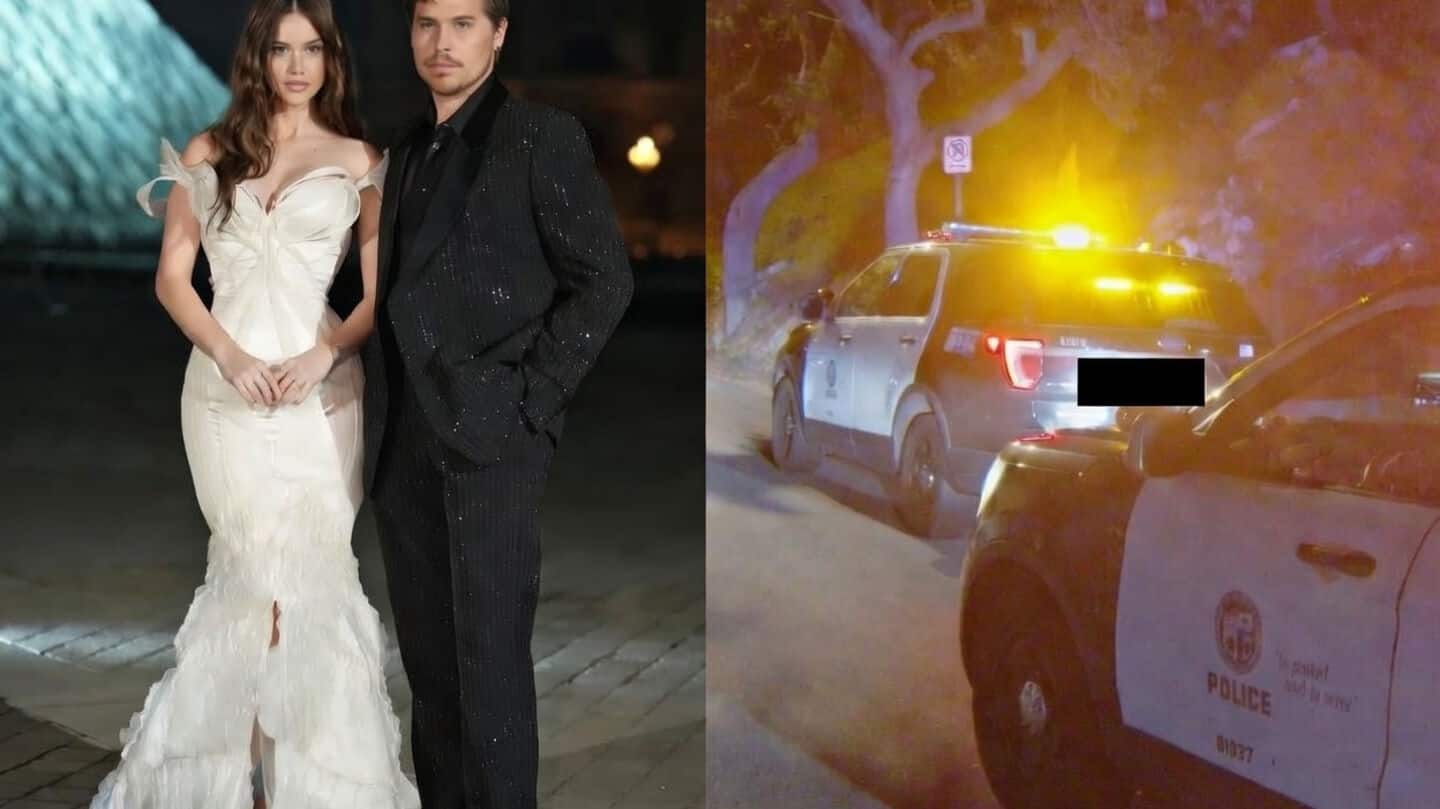 Sprouse holds intruder at gunpoint at Hollywood Hills home