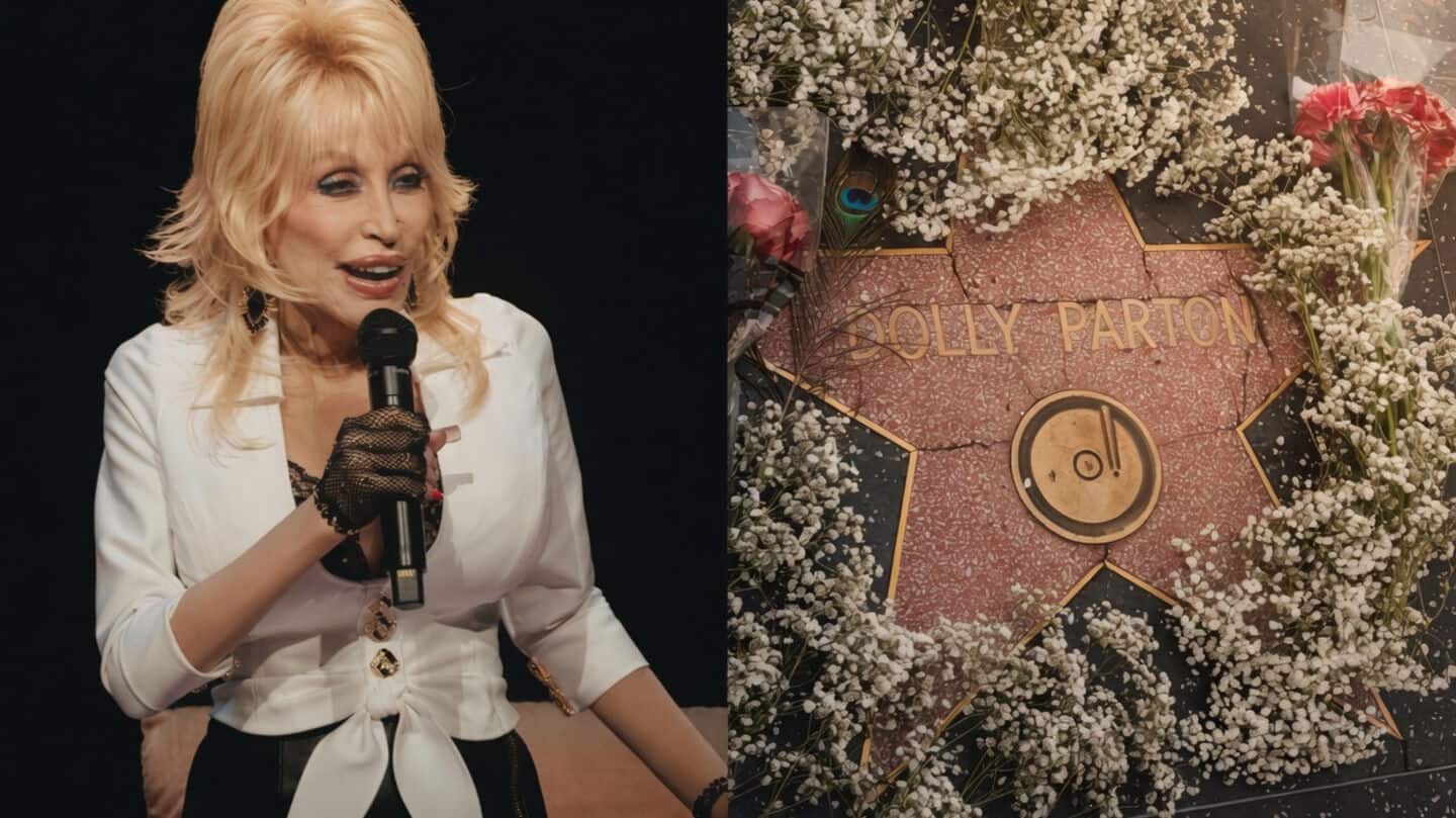 Parton's Hollywood Walk of Fame star scratched days after death
