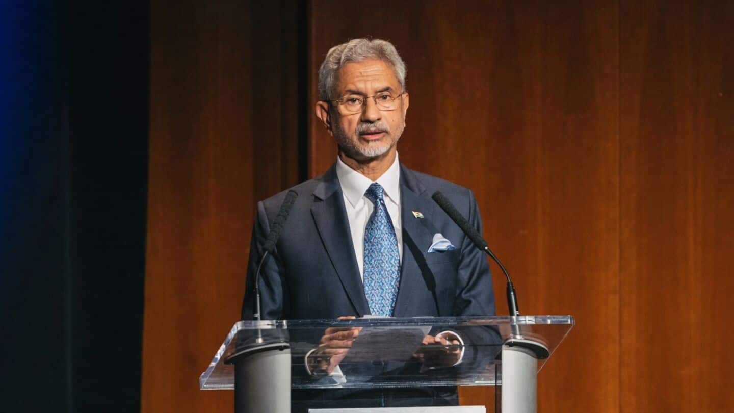 India's Foreign Minister S Jaishankar warns countries create choke points