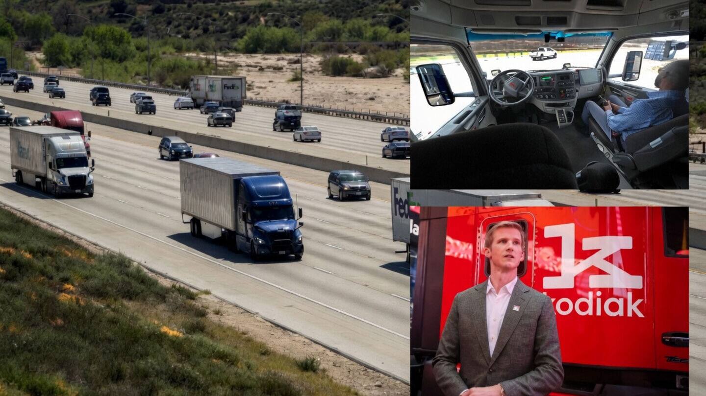 Kodiak AI and DTL launch autonomous truck pilot in California