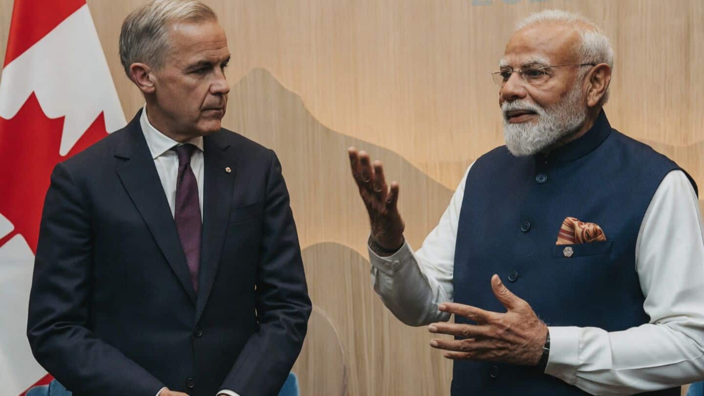 Modi meets Canada's Mark Carney at G7 to deepen ties