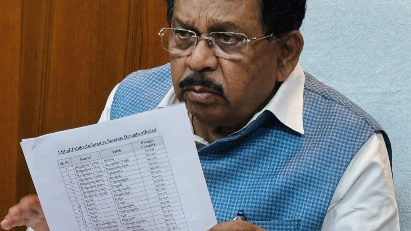 Karnataka declares 101 taluks drought affected after 465mm rainfall