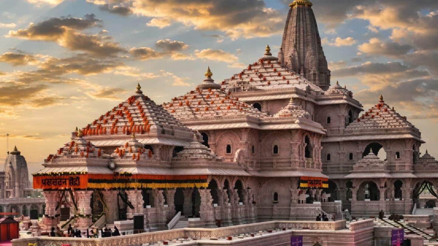 Ayodhya Ram temple nears completion as bronze logo awaits installation