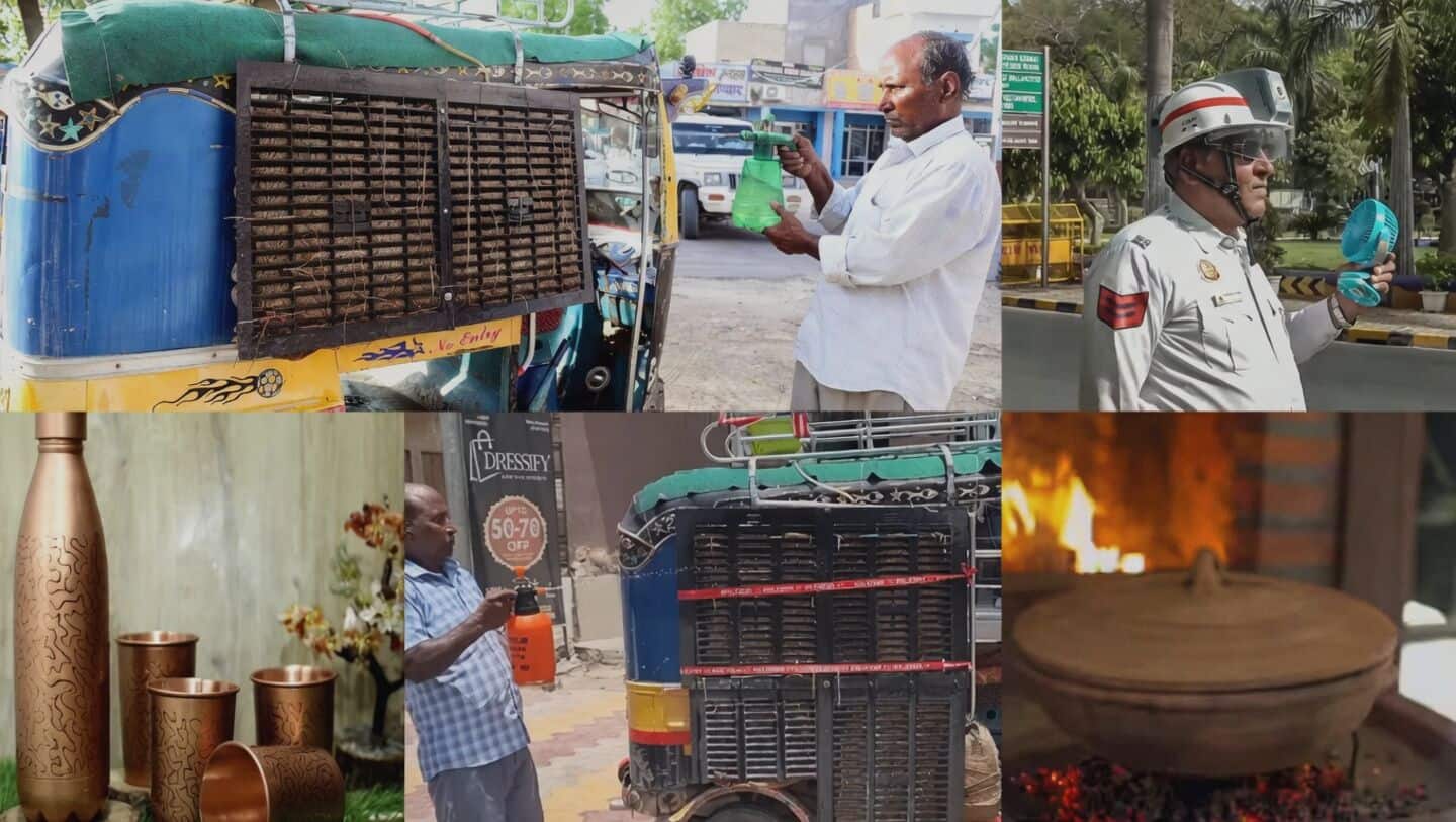 Indian cities use traditional and modern fixes against 45°C heat