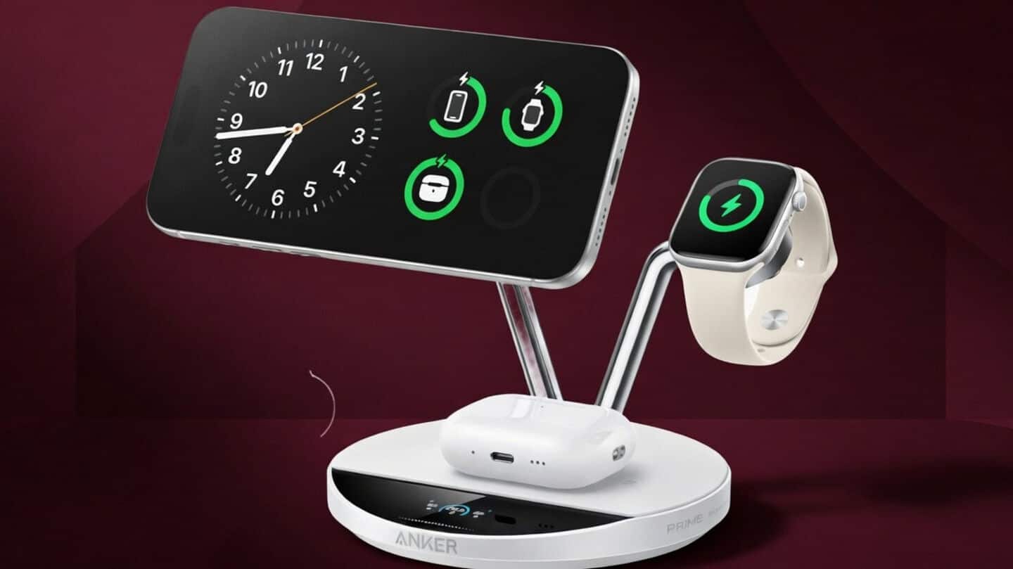 Anker Prime Wireless Charging Station $95 off, White now $134.99