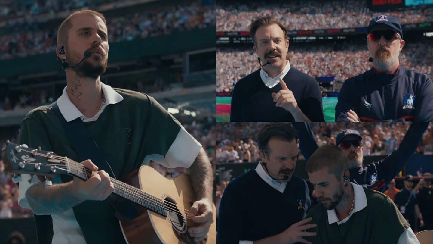 Sudeikis, Hunt 'Ted Lasso' cameo surprises World Cup final halftime