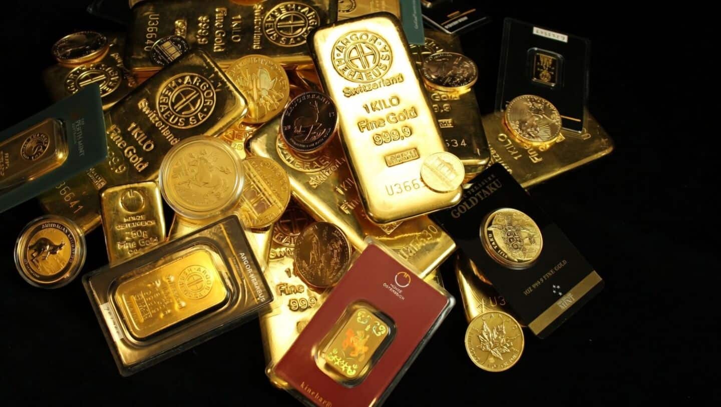 Gold jumps $107, silver gains as US inflation eases