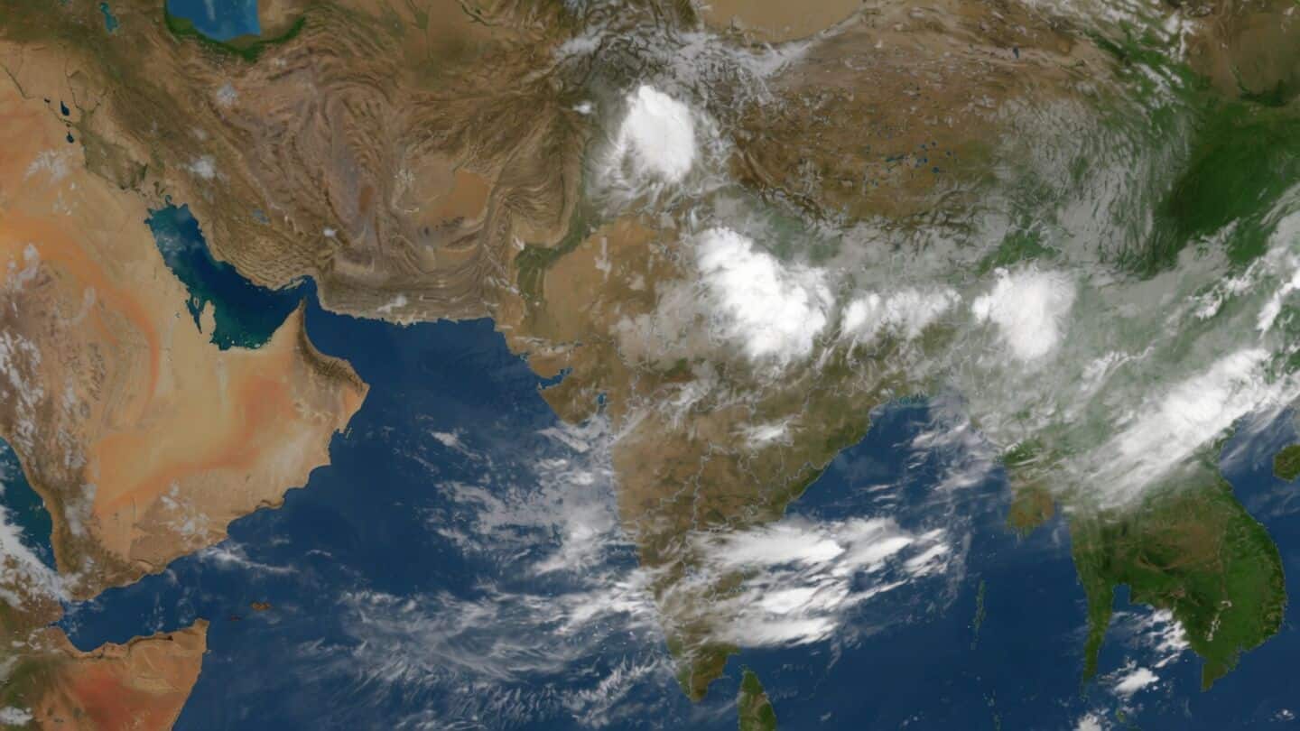 ISRO images show monsoon clouds blanketing 60-70% of India