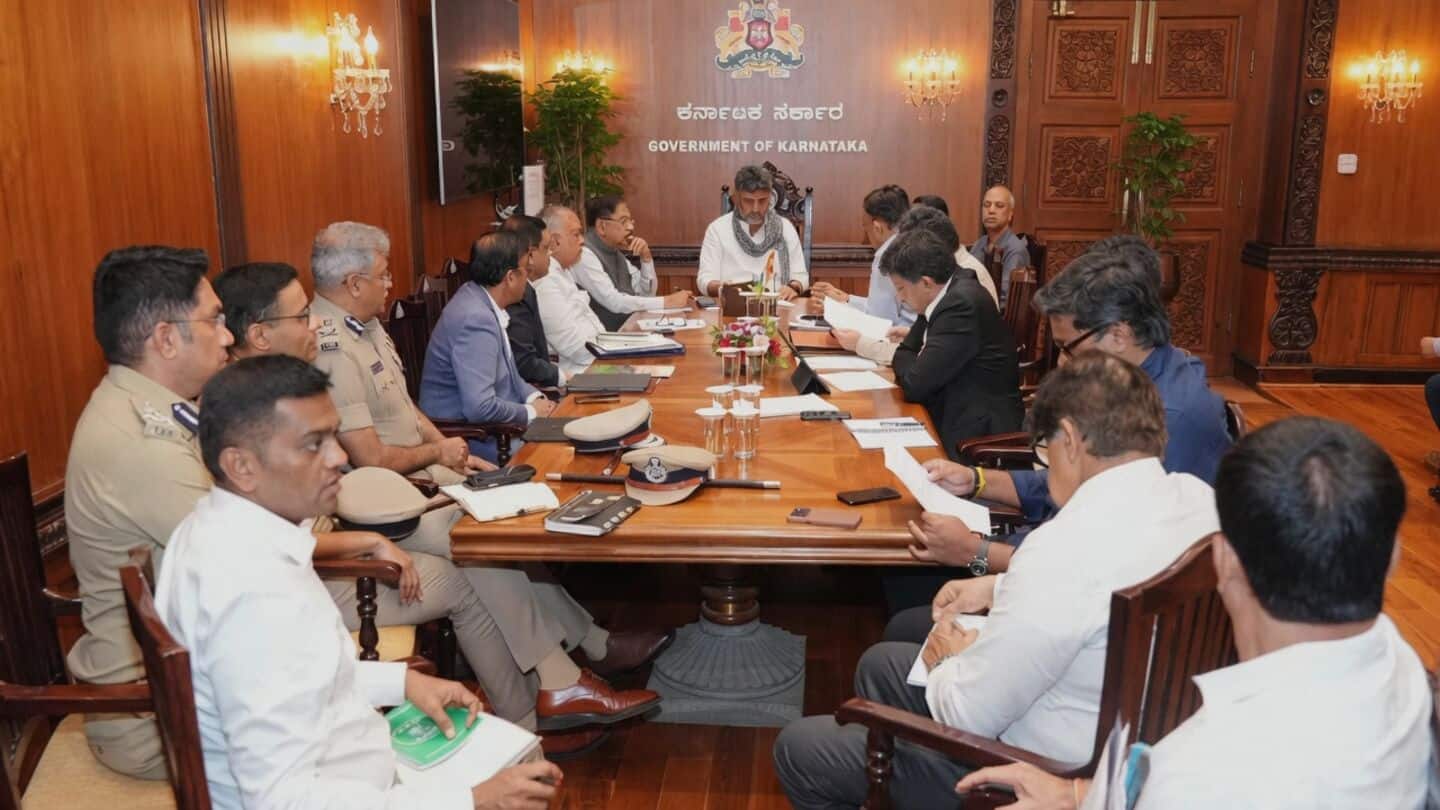 Karnataka Chief Minister Shivakumar meets over CWMA 3,500 cusecs order