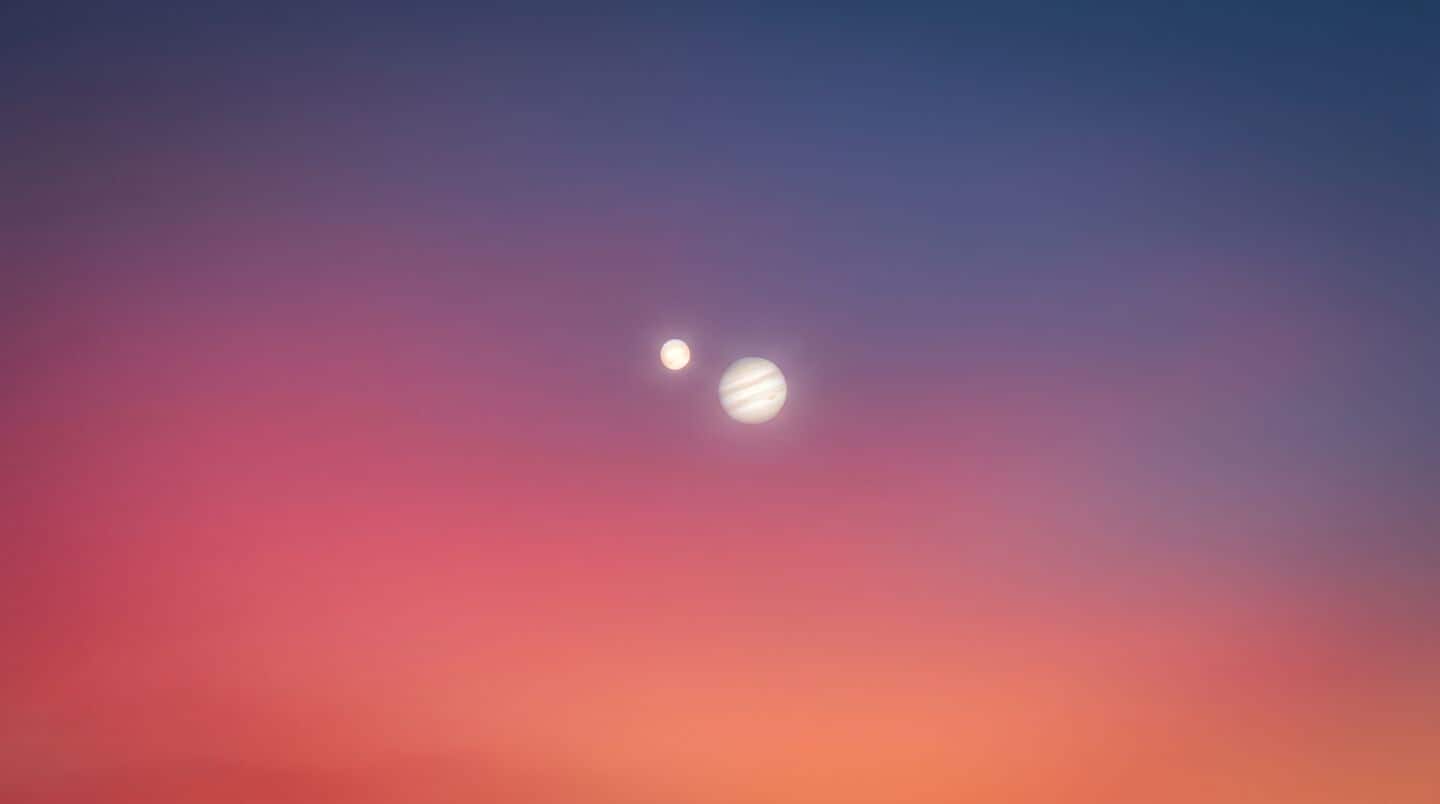 Naked-eye Venus and Jupiter converge in May, peaking early June