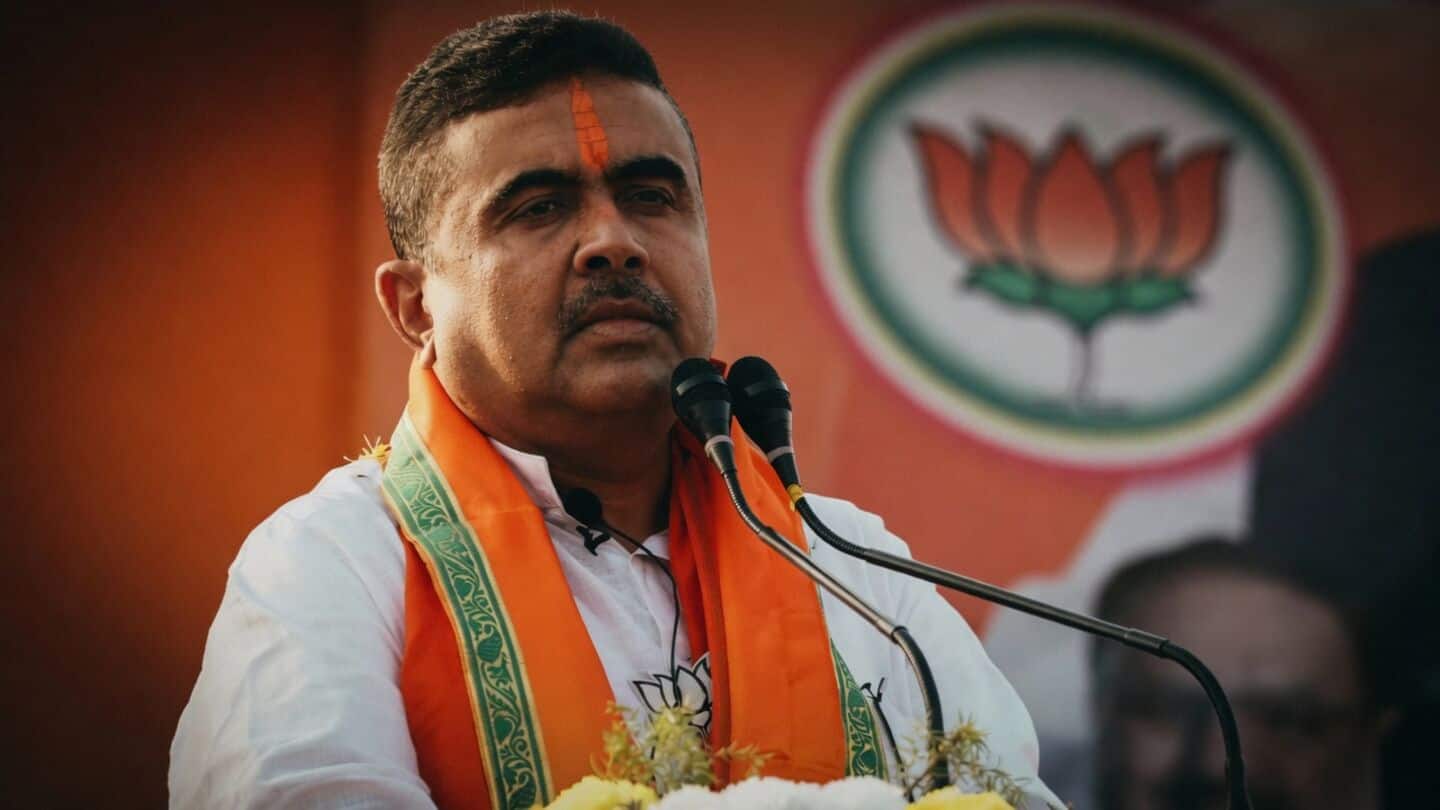 Suvendu Adhikari's helicopter emergency lands in Kolaghat amid bad weather