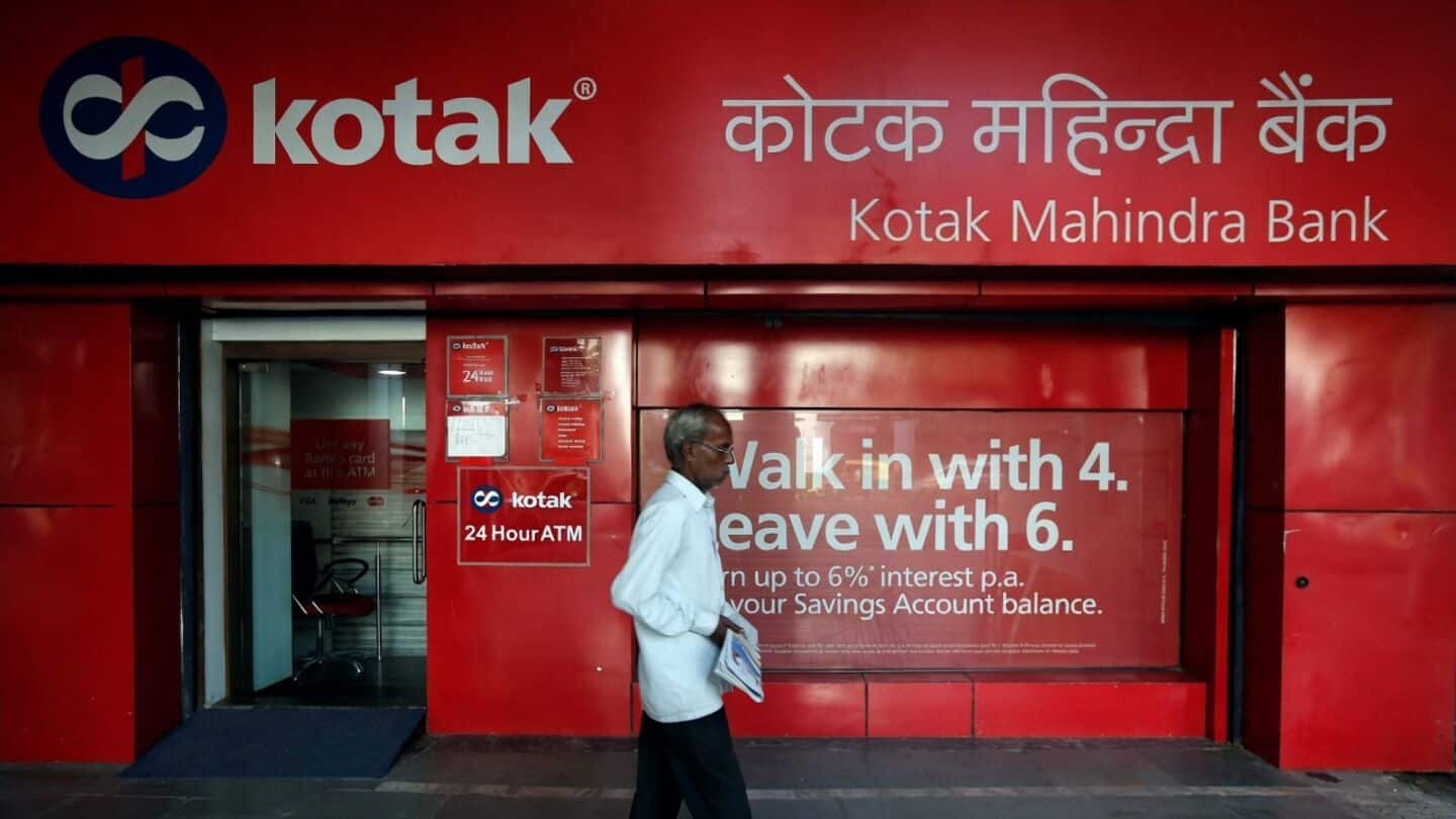 Kotak Mahindra Bank shares jump nearly 4% after provisional update