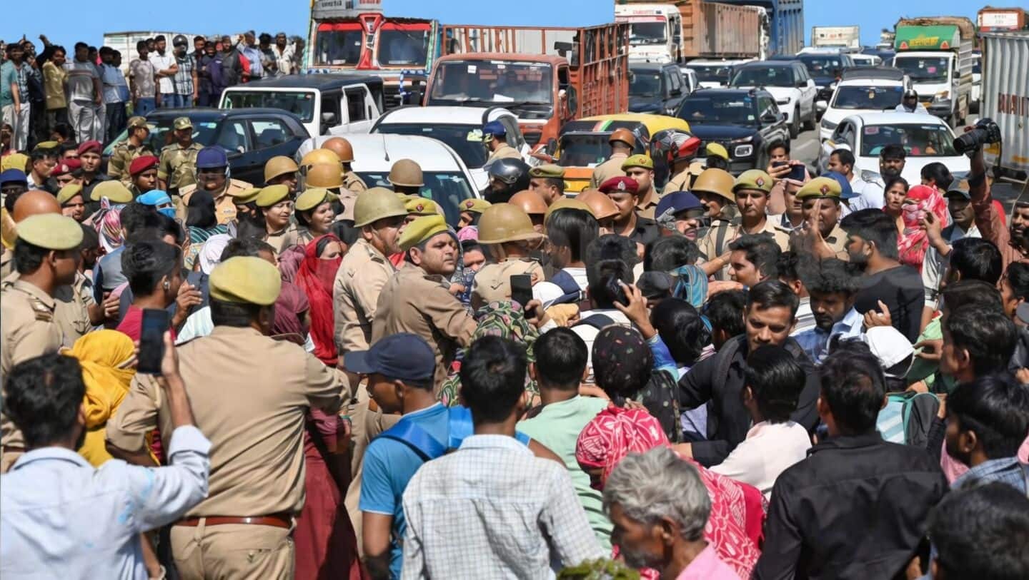 Noida factory owner Rahul Raj alleges attack during workers' protest