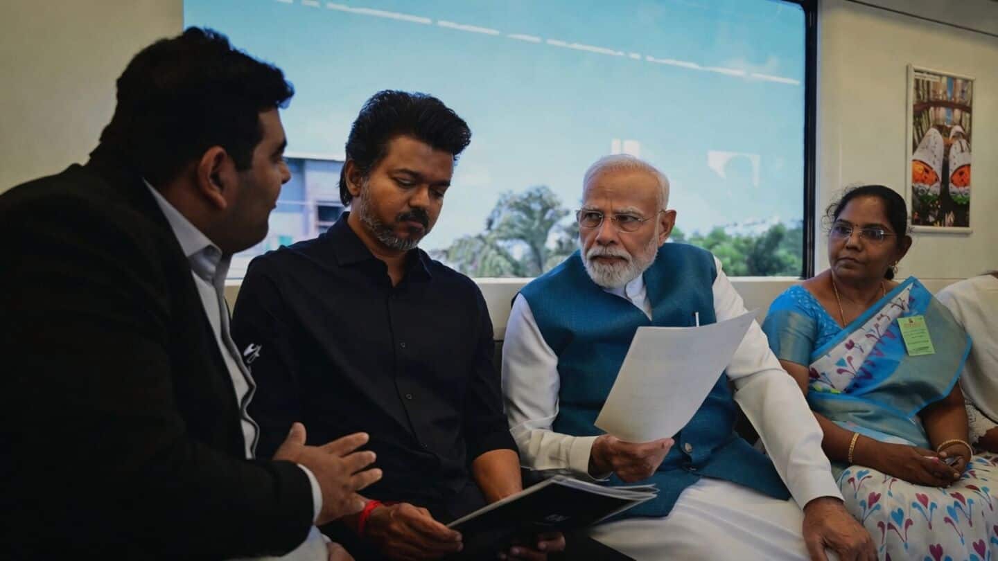 Sudarshan secures 90-second AI pitch with Modi on Chennai Metro