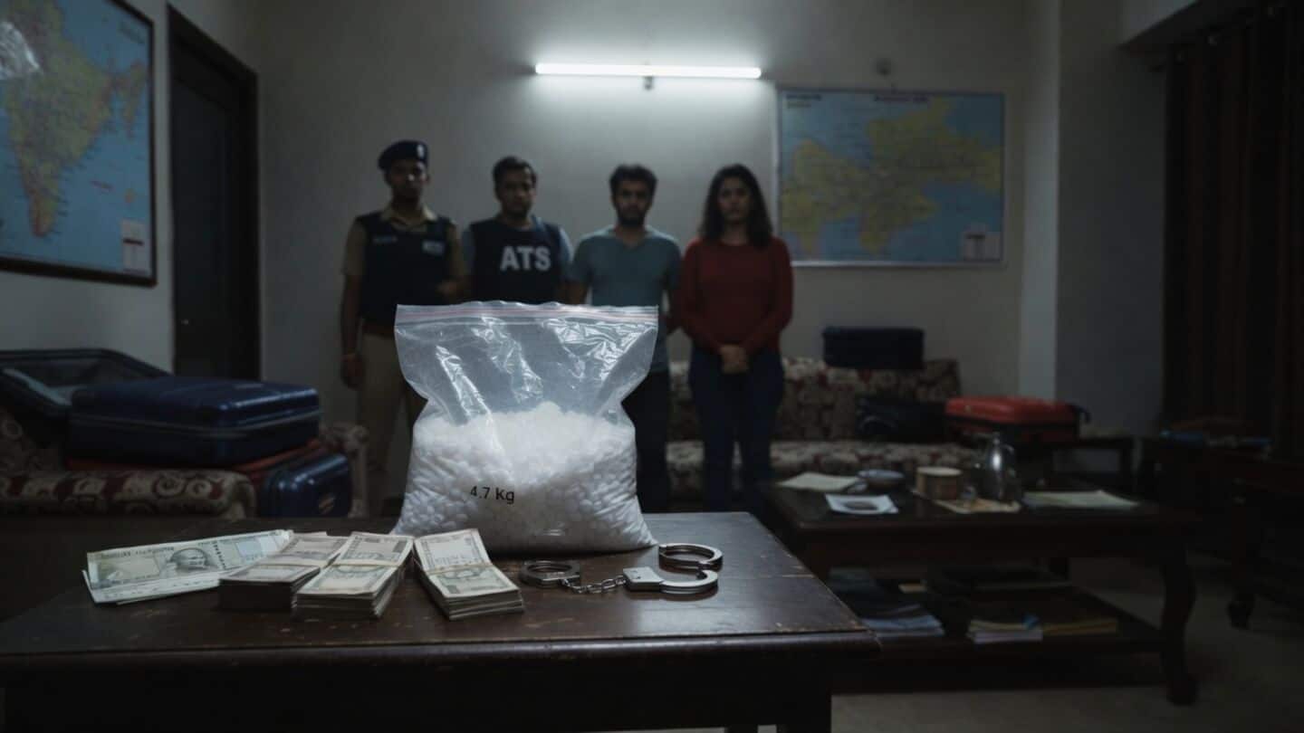 Maharashtra ATS arrests 3 foreign nationals seizes meth worth ₹9.4cr