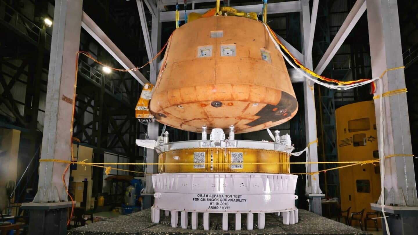 ISRO completes Crew Module separation test, sets stage for Gaganyaan