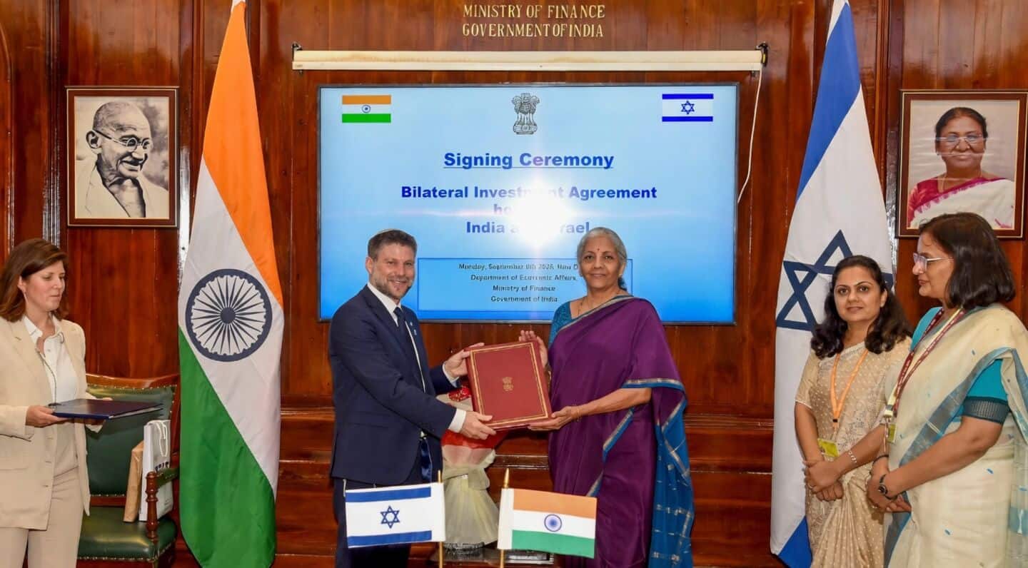 India and Israel formalize investment pact as BIA takes effect