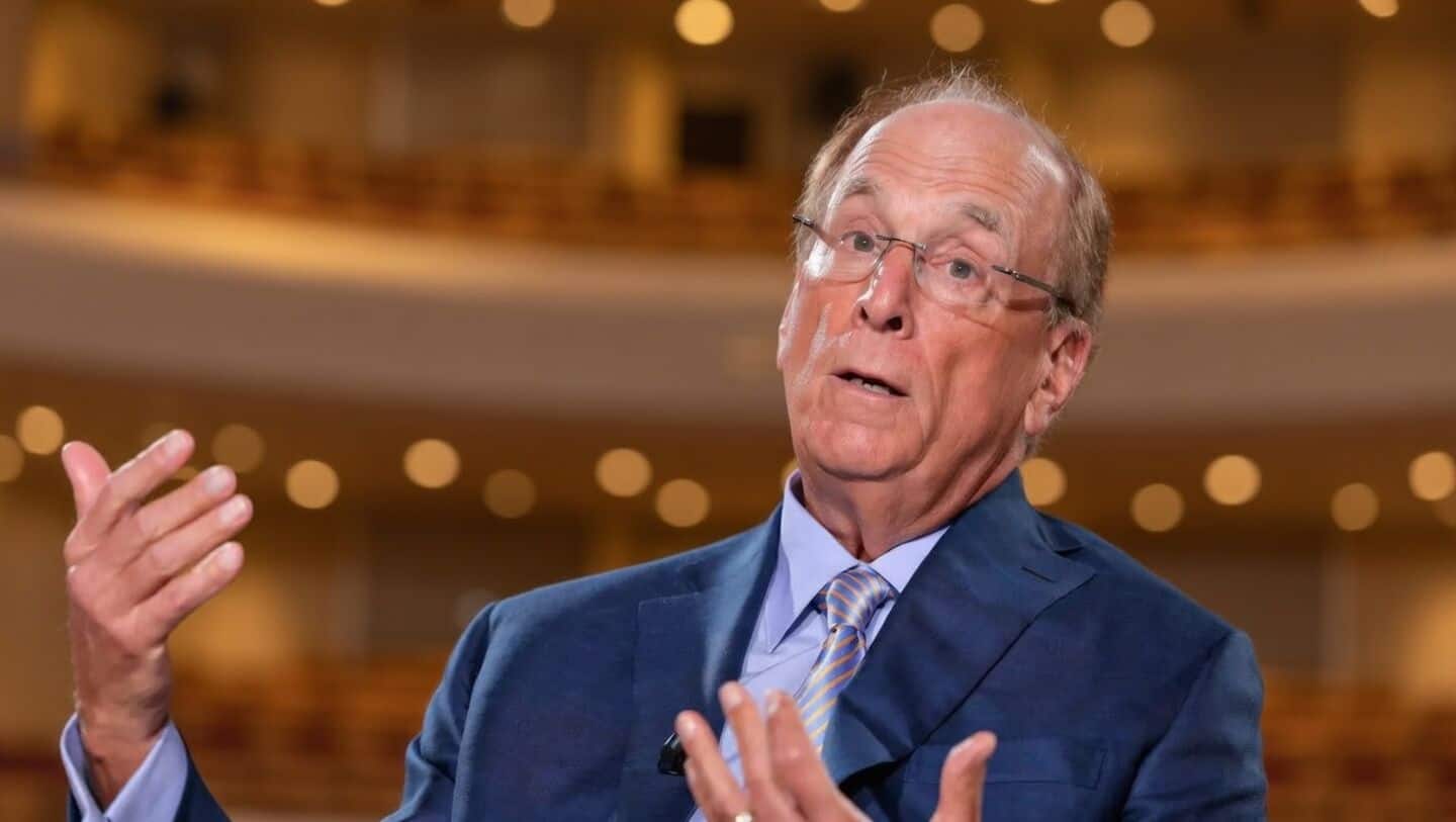 BlackRock CEO Larry Fink says no AI bubble, compute shortages