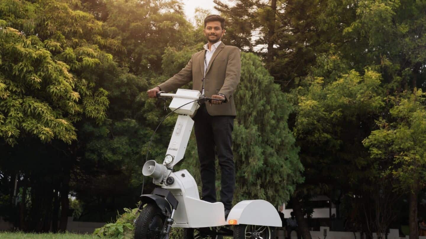 S Shakeel Akthar built Trike 2p with 5-foot 360-degree turns