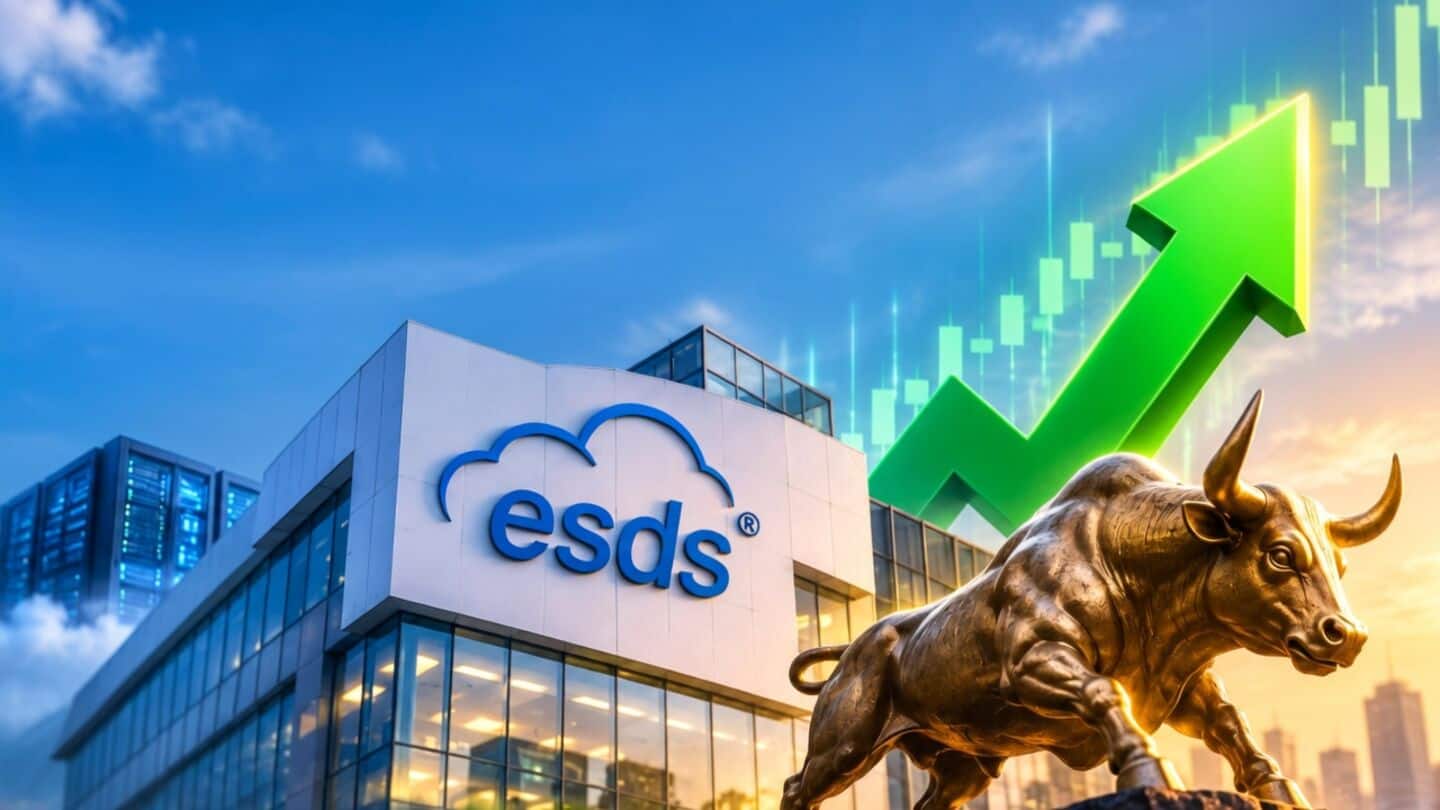 ESDS Software Solution stock up 217% from issue, rebounds 5%