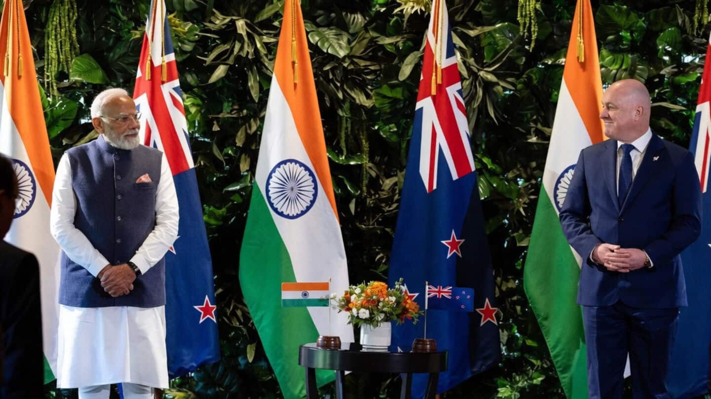 Prime Minister Narendra Modi announces UPI link with New Zealand