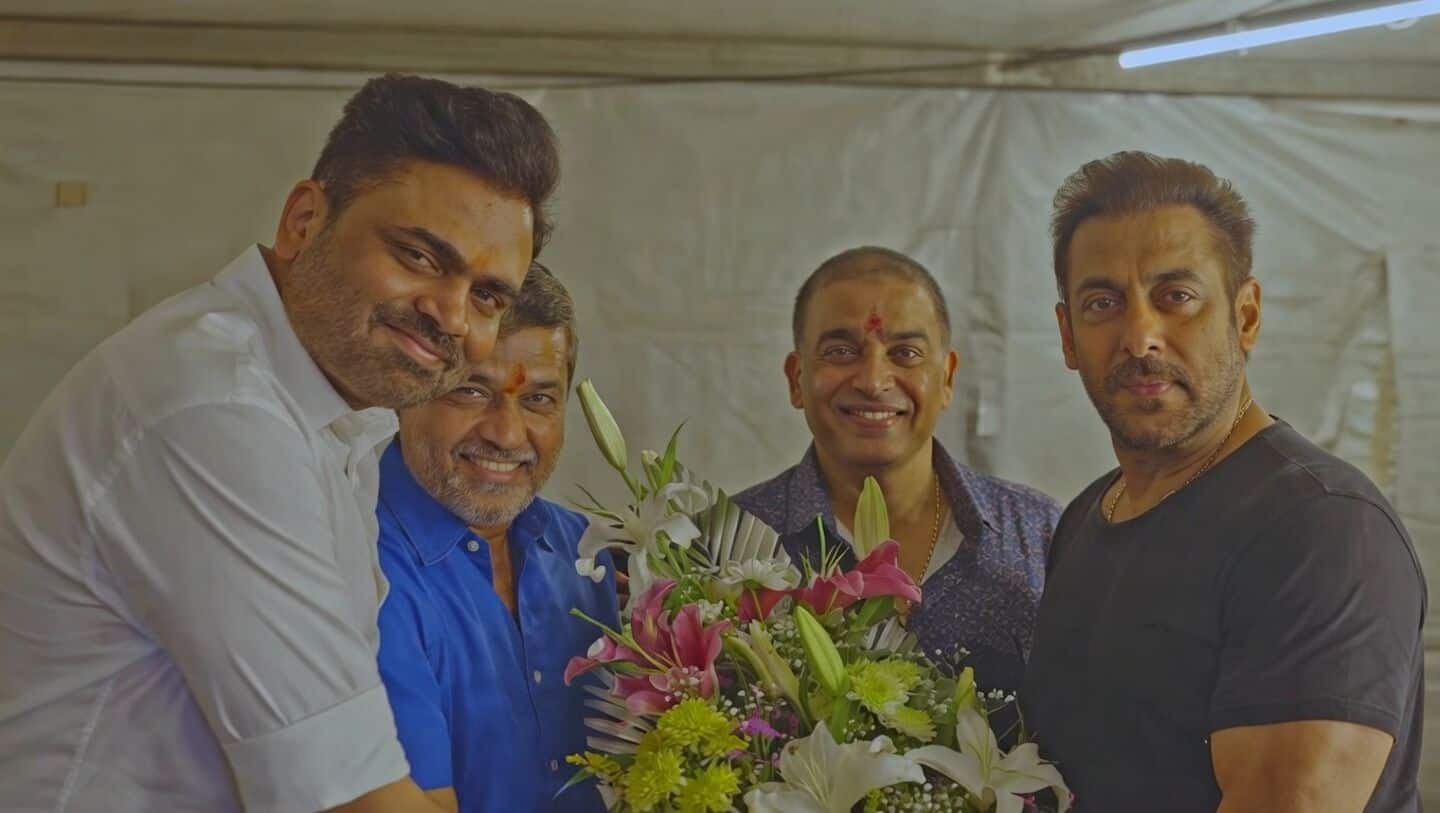 Khan starts filming 'SVC63' with Paidipally at Mumbai pooja