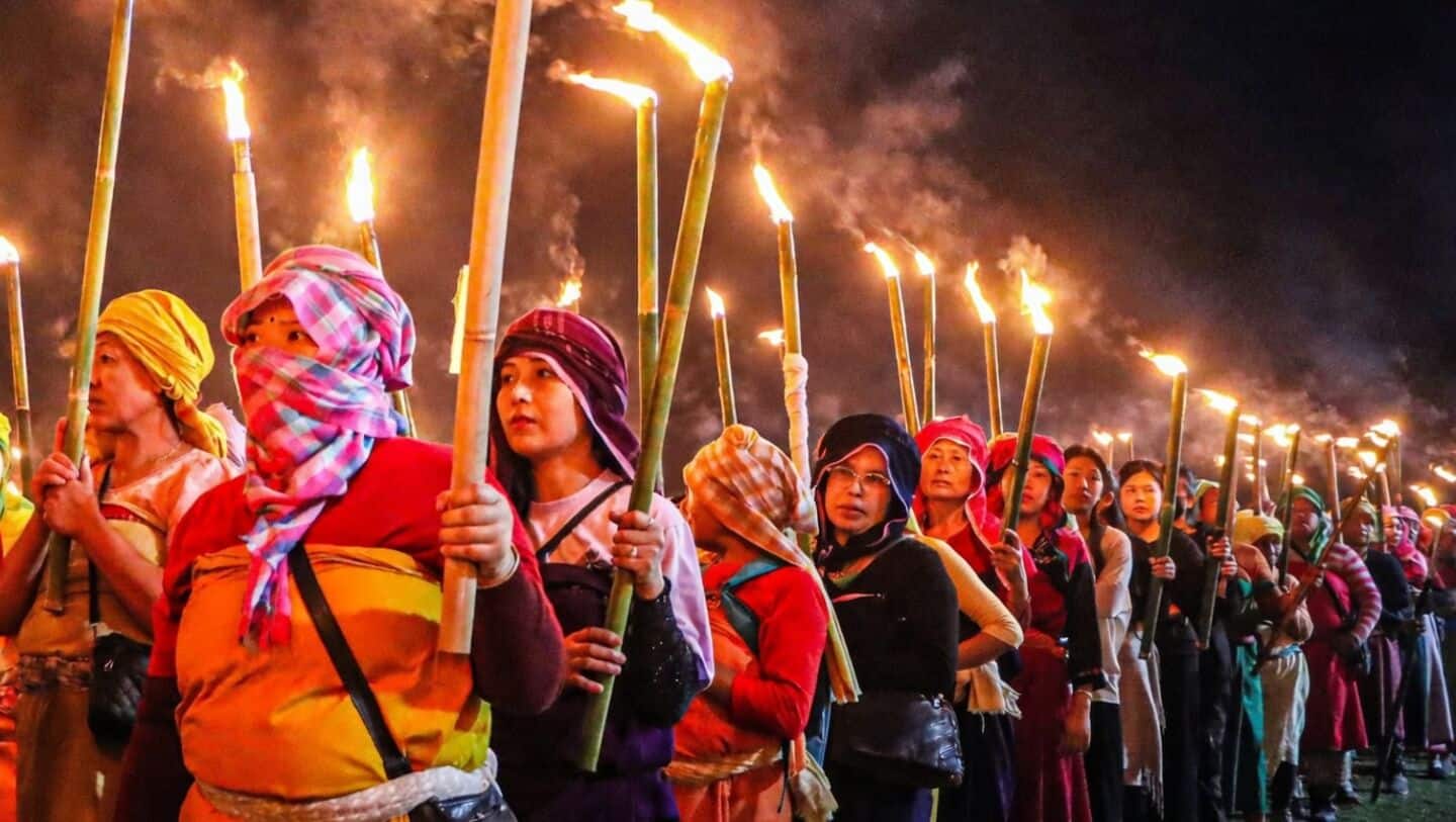 Imphal protesters march to CM bungalow after Meitei children killed