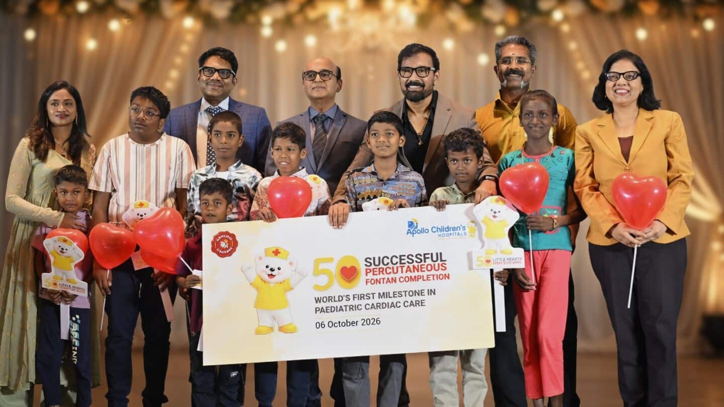 Apollo Children's Hospital Chennai adopts catheter-based treatment for heart defects