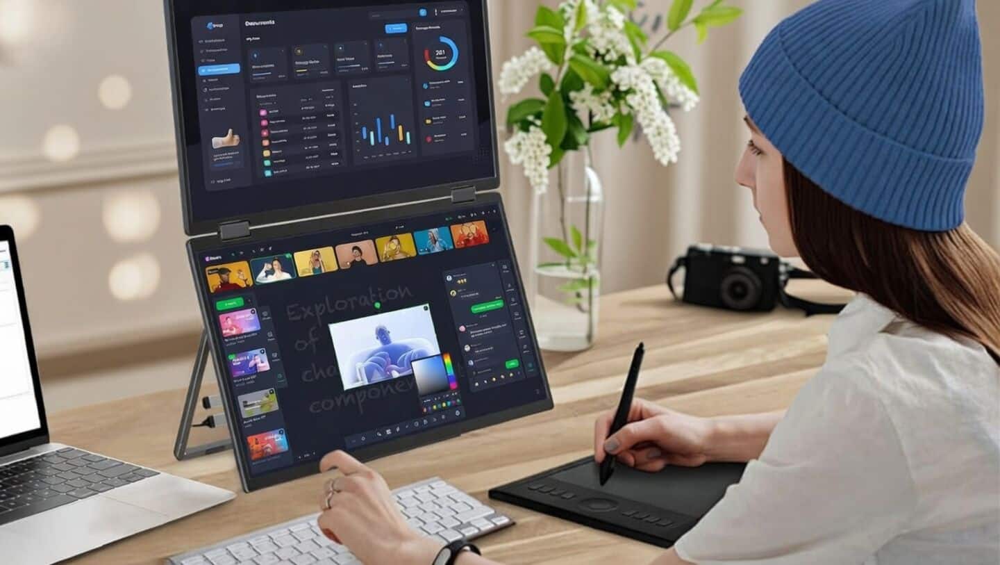 InnoView dual foldable monitor on Amazon $190 down from $270